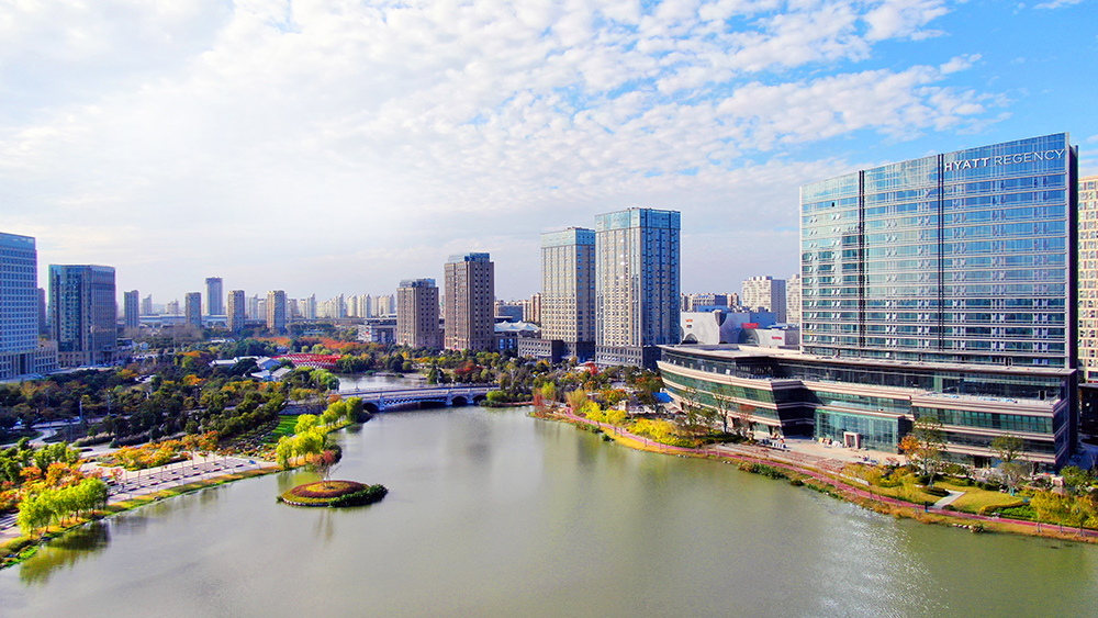 松江生態(tài)商務(wù)區(qū)，綠色發(fā)展前沿陣地新動態(tài)