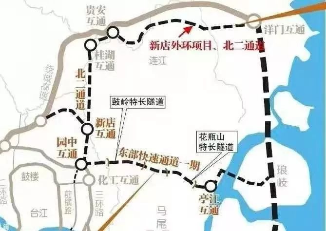 福州東二環最新規劃圖,福州東二環最新規劃圖，探尋小巷中的獨特風味