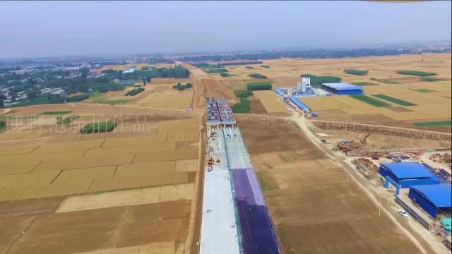 曲港高速博野段最新進展報告