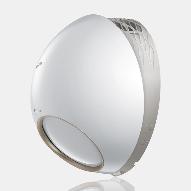 美的最新款圓球型空調，創新設計、學習成長與自信成就的體現