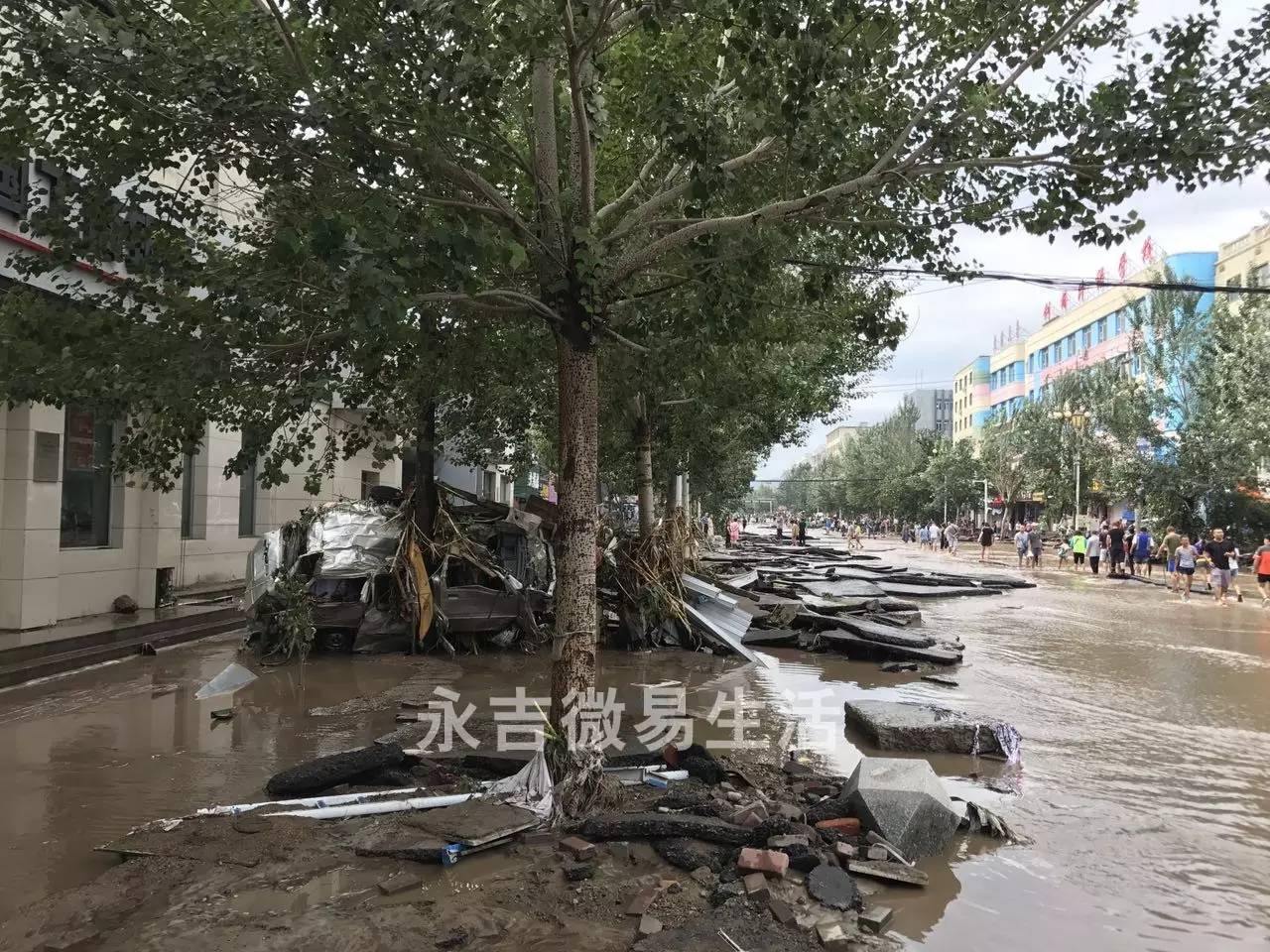 永吉口前大水最新情況及小巷風情探索