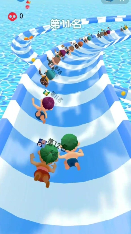 水上比賽游戲,小巷中的水上樂園探險之旅
