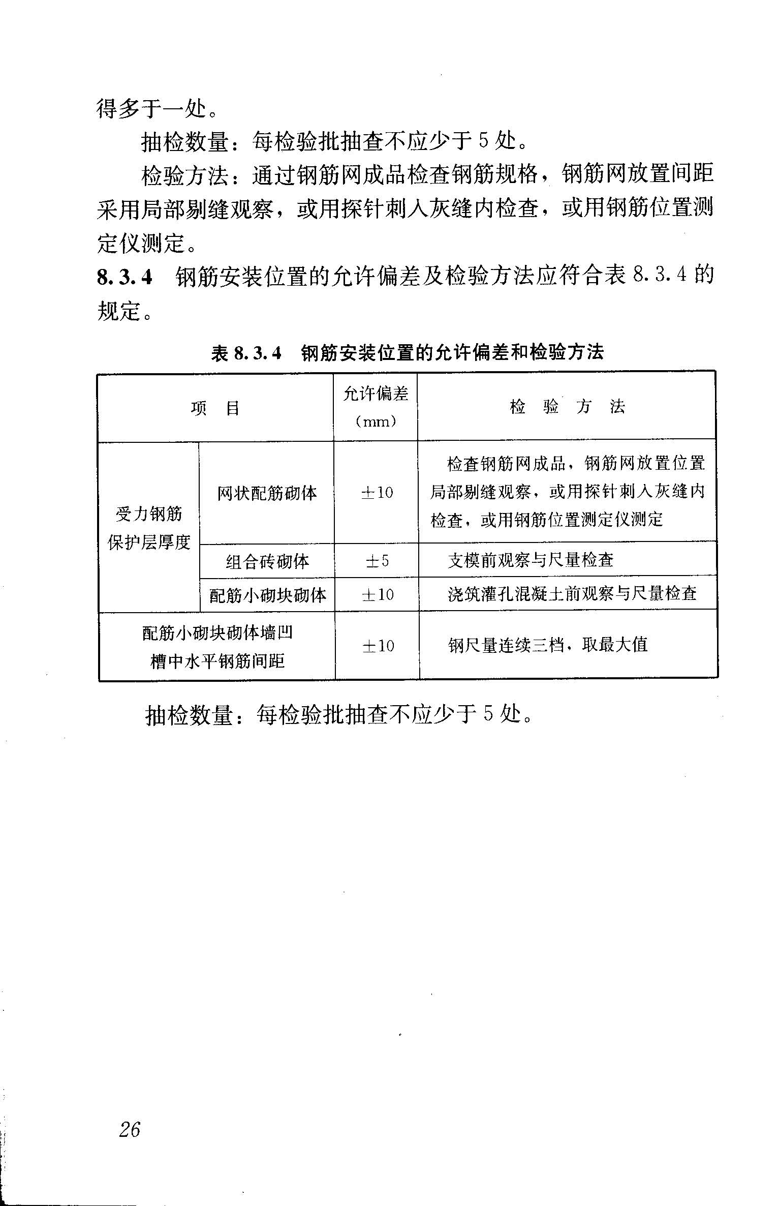 最新砌體工程施工質量驗收規范詳解