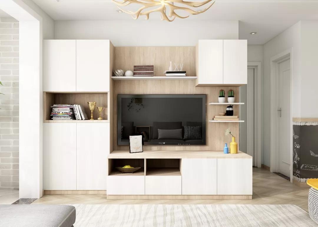 電視柜效果圖，多維展示家居美學風采