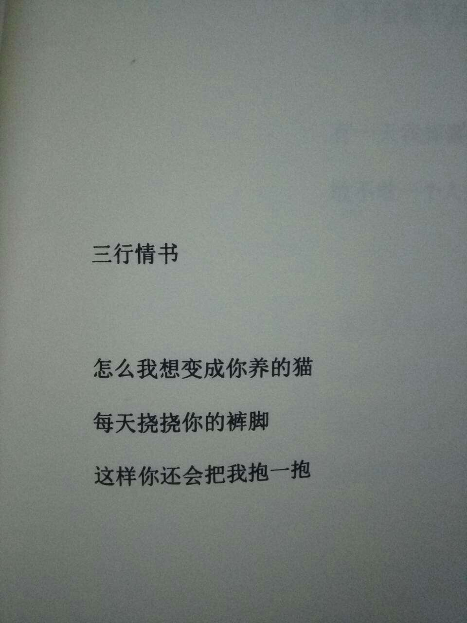 經典三行情書集錦,愛的日常故事,情感真摯表達