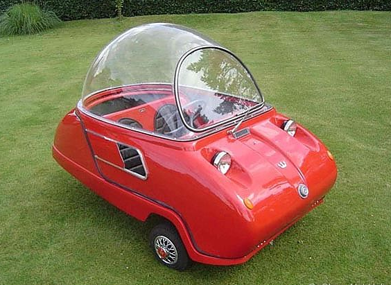 革新出行方式，最新倒三輪汽車亮相！