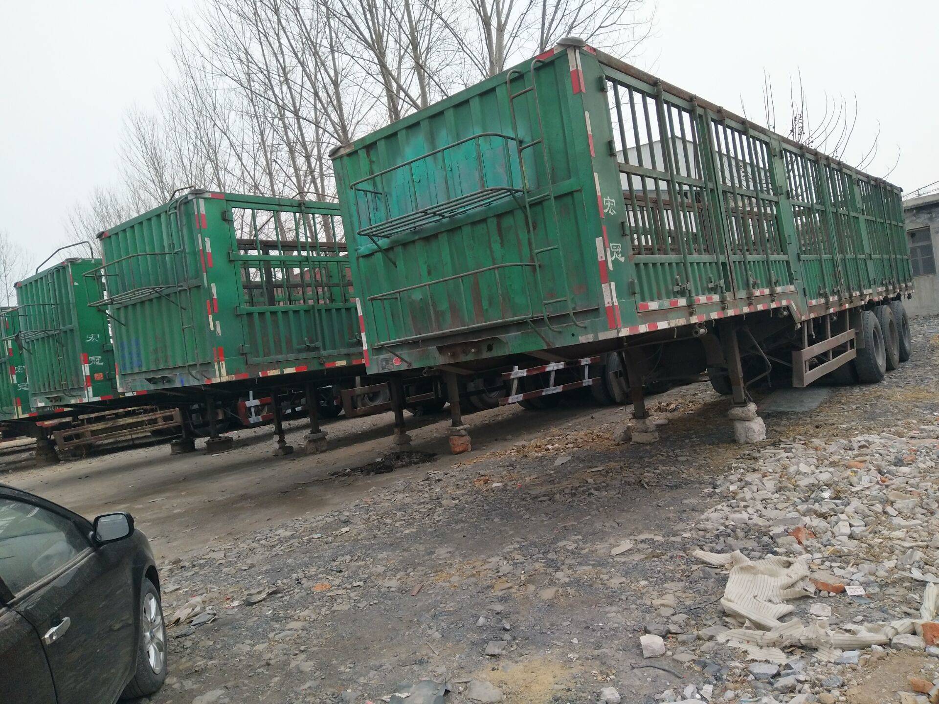 曲陽最新二手半掛車背后的友情與陪伴故事