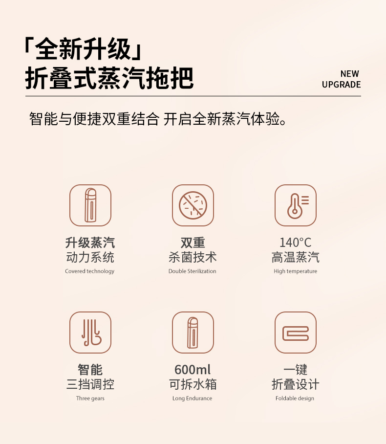 最新蒸汽拖把,領跑清潔革命,打造清潔新體驗