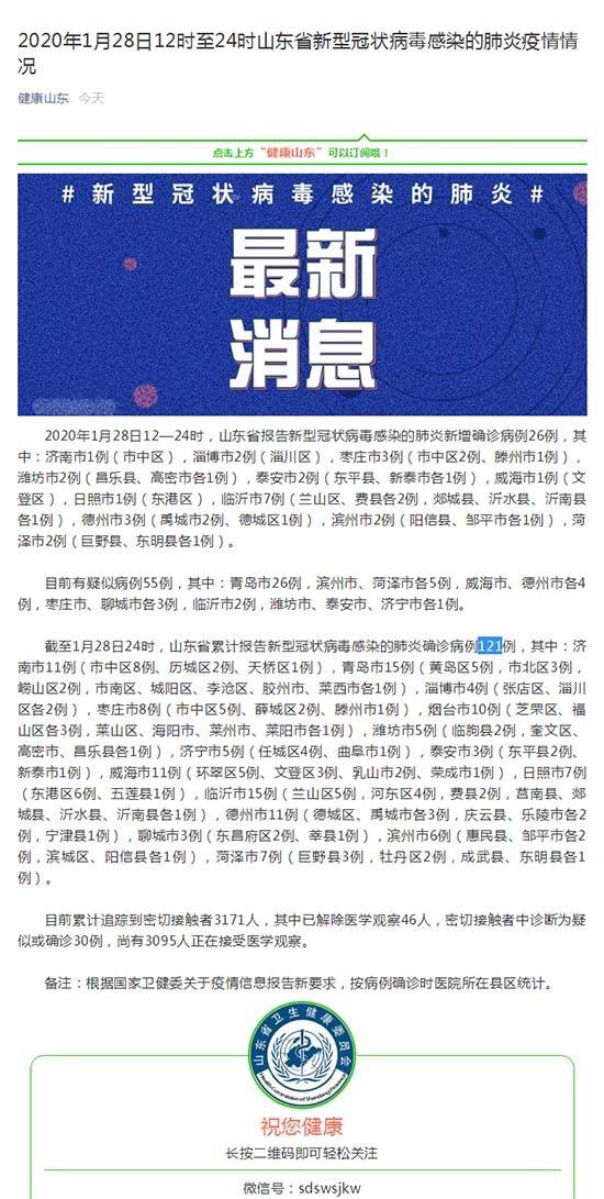 山東新增疫情通報，全面指南助你應對與了解疫情情況