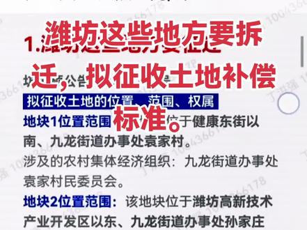 濰坊市最新征地公告揭秘，溫情故事背后的細節解讀
