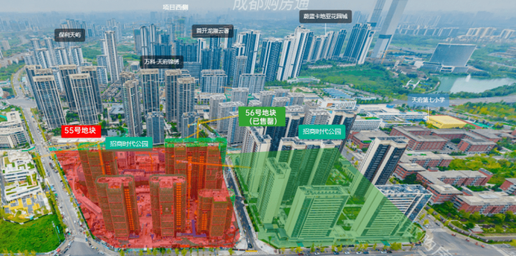 成都天西最新航拍，多維視角展現城市發(fā)展風采